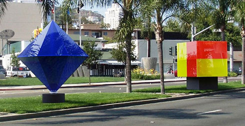 West Hollywood Outdoor Art Program Illuminated with LEDtronics