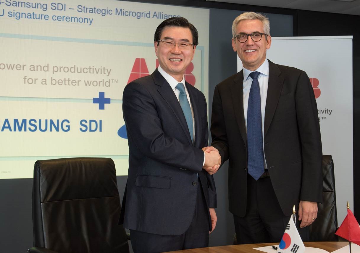 ABB Teams With Samsung SDI to Develop Microgrids Globally