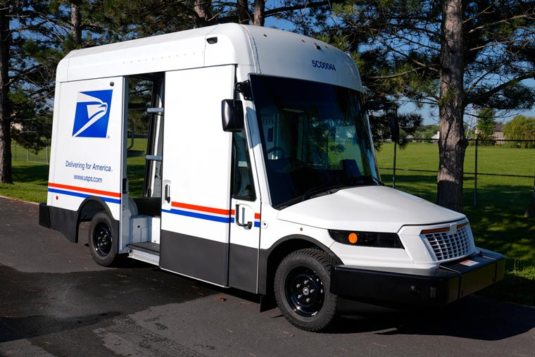 USPS Debuts New Mail Trucks